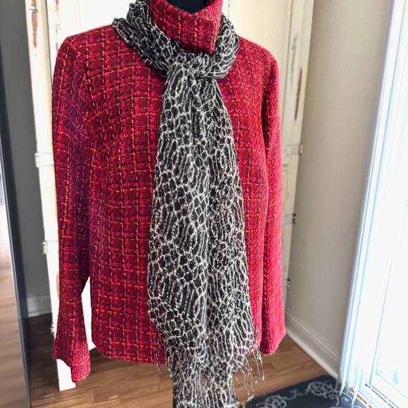 TALBOTS TWEED JACKET / CHANEL STYLE CHIC - Picture 6 of 14